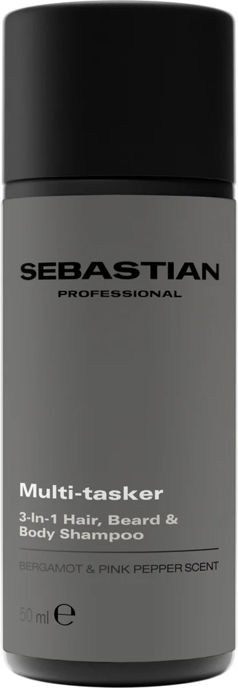 Sebastian Professional Multitasker for Men 3-in-1 Hair, Beard and Body Shampoo 50 ml v:5399830 Sebastian Professional Multitasker for Men 3-in-1 Hair, Beard and Body Shampoo 50 ml v:5399830