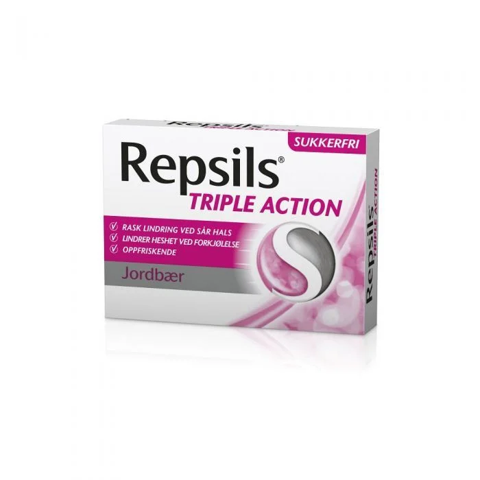 Repsils Tripple Action Jordbær – 24 stk v:8747102