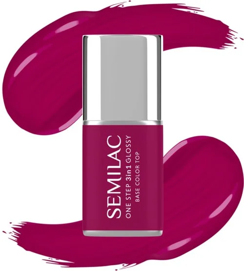 SEMILAC UV Gel Polish One Step 3in1 Glossy S690 Coral Pink v:3456516