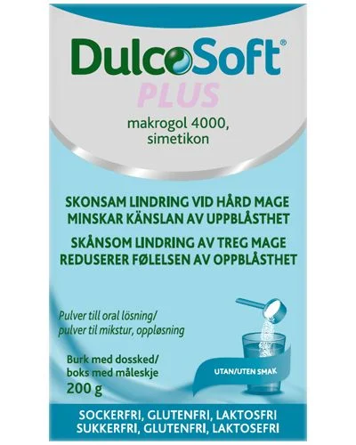 Dulcosoft Plus Pulver Til Mikstur 200 g v:5519710 Dulcosoft Plus Pulver Til Mikstur 200 g v:5519710