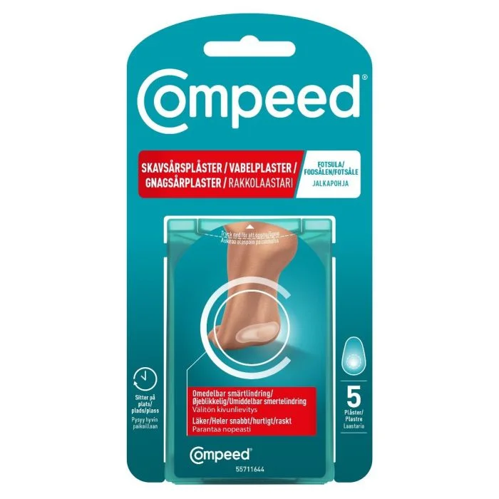 Compeed Gnagsårplaster Sport under foten 5 stk v:2410825 Compeed Gnagsårplaster Sport under foten 5 stk v:2410825