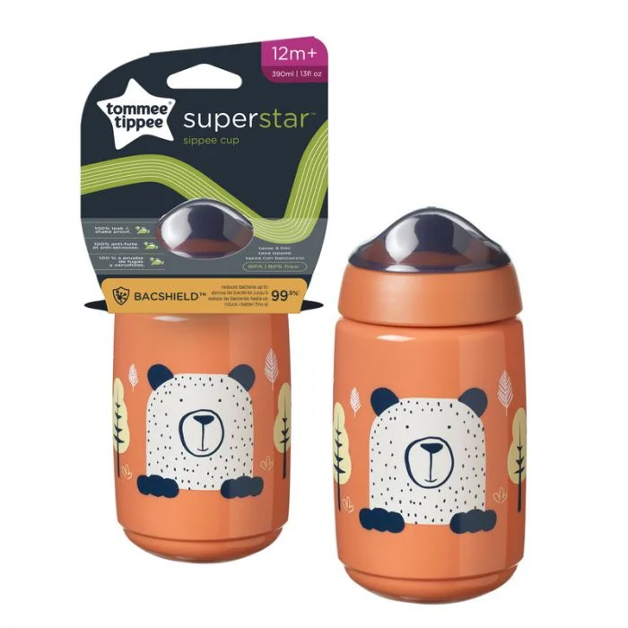 tommee tippee superstar sippee drikkekopp 12 mnd+ oransje 390 ml v:8191212