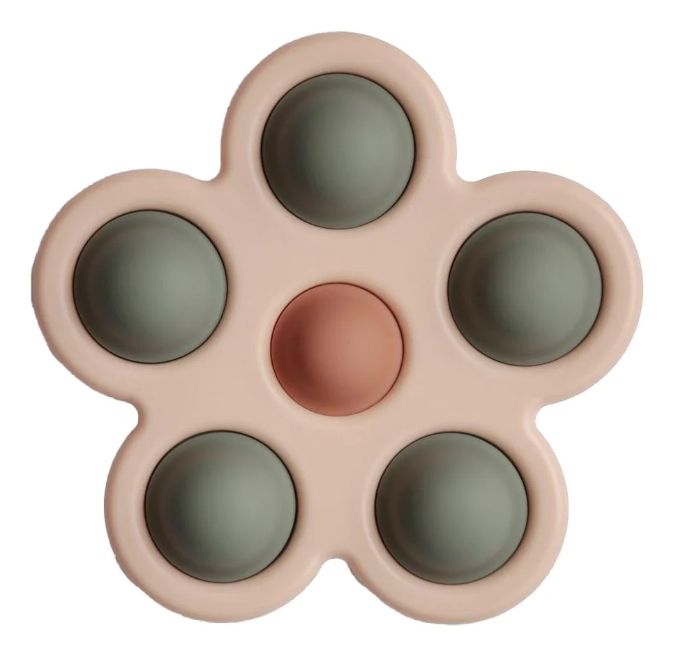 Mushie Flower Press Toy – Dried Thyme/Natural/Shifting Sand – 1 stk. v:1794406 Mushie Flower Press Toy – Dried Thyme/Natural/Shifting Sand – 1 stk. v:1794406