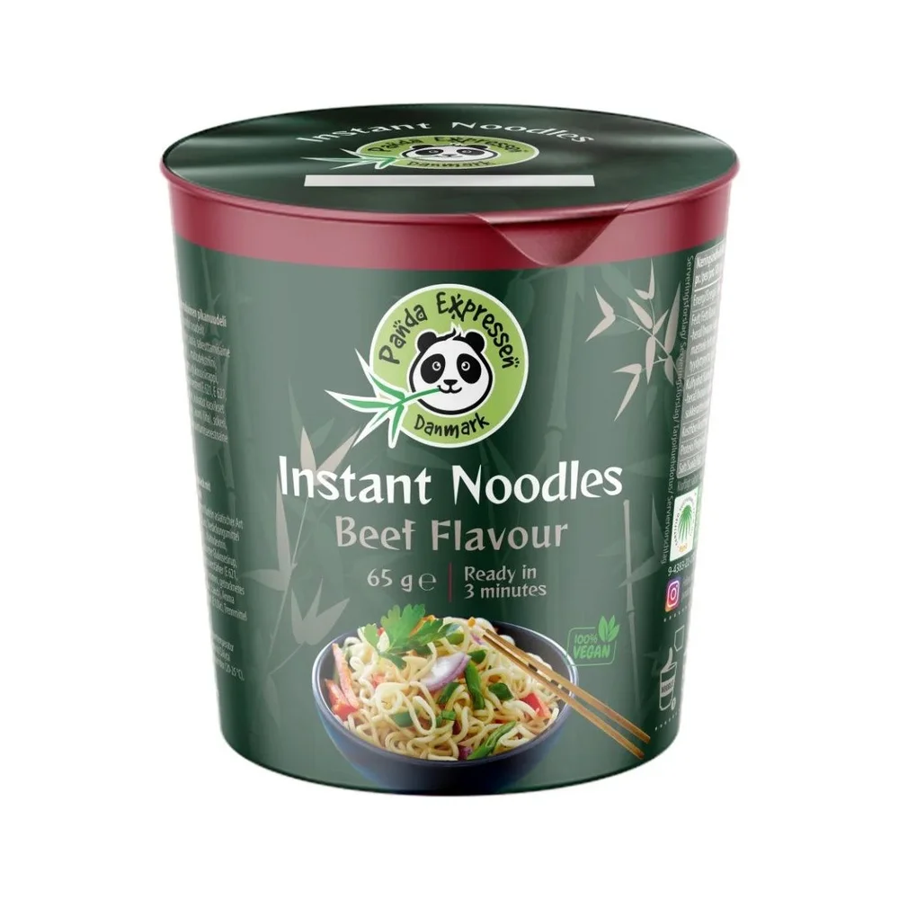 Panda Expressen Instant Noodles Cup Beef – 65 g v:1346180