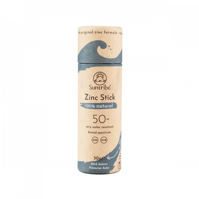 Suntribe Natural Mineral Zinc Sun Stick SPF50 blå 30 g v:8634867