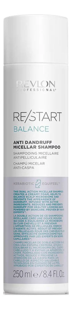 Revlon Professional Restart Balance Anti-dandruff Micellar Shampoo – 250 ml. v:6128376