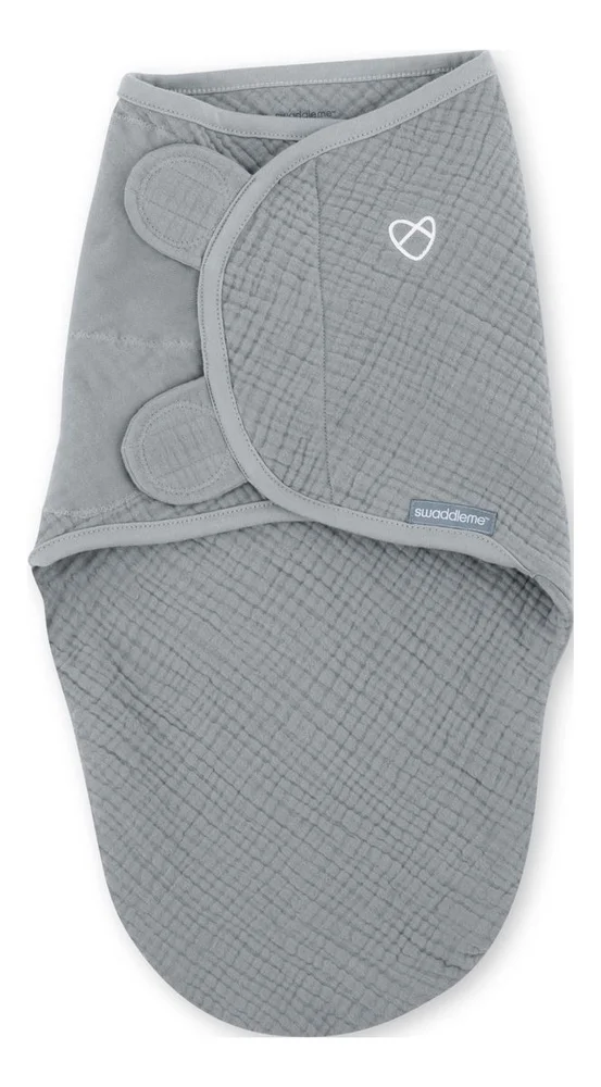 SwaddleMe Muslin Original Svøp – Granite – 1 stk. v:7725214 SwaddleMe Muslin Original Svøp – Granite – 1 stk. v:7725214