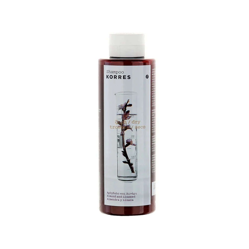 Korres Almond & Linseed Shampoo for tørt hår v:7291791 Korres Almond & Linseed Shampoo for tørt hår v:7291791