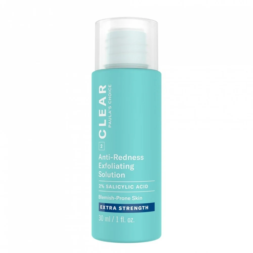Clear Extra Strength Anti-Redness Exfoliating Solution 2% Salycilic Acid 30 ml – Paula’s Choice v:9691827 Clear Extra Strength Anti-Redness Exfoliating Solution 2% Salycilic Acid 30 ml – Paula’s Choice v:9691827