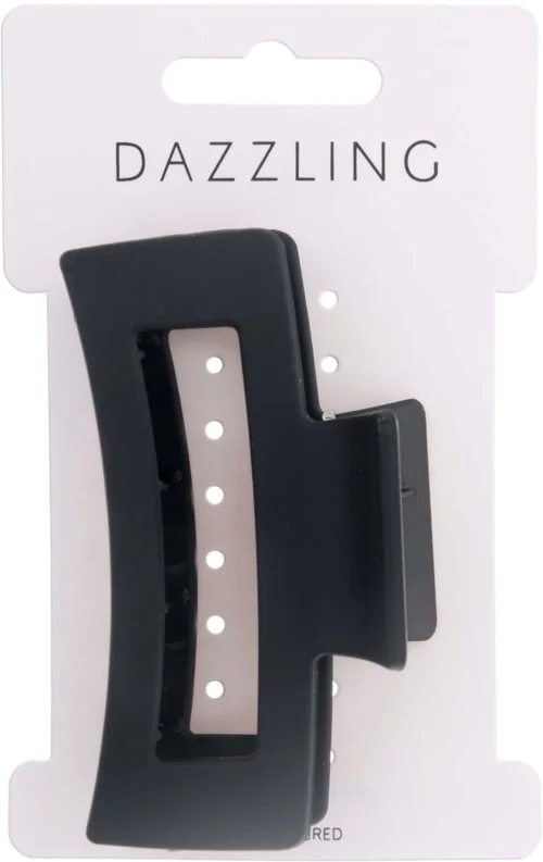 Dazzling Hair Clip Square 8,5 cm Black v:3431746 Dazzling Hair Clip Square 8,5 cm Black v:3431746