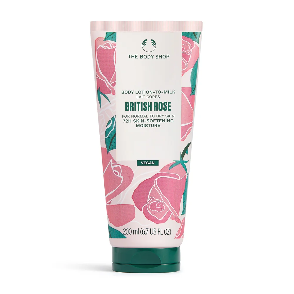 British Rose Lotion-to-Milk 200 ml - THE BODY SHOP v:4963143