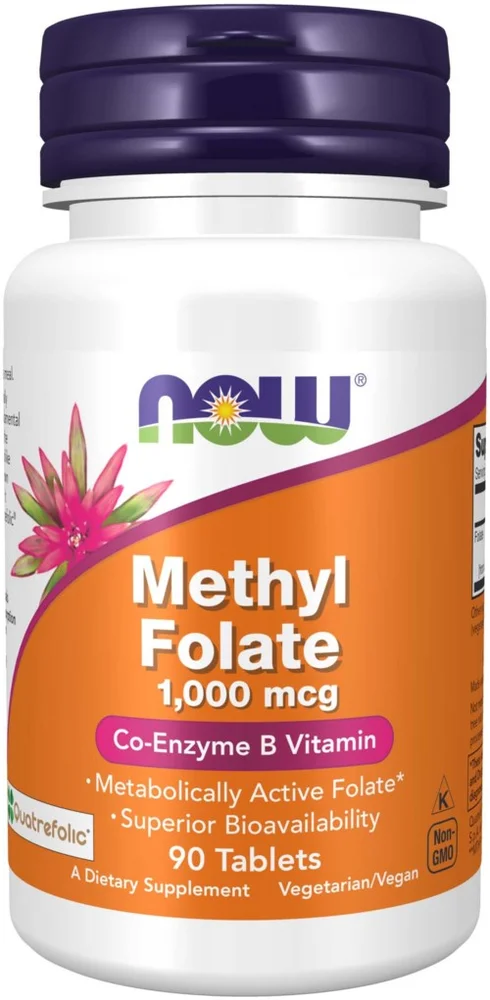 NOW Methyl Folate 1000Mcg 90 stk v:5901439 NOW Methyl Folate 1000Mcg 90 stk v:5901439