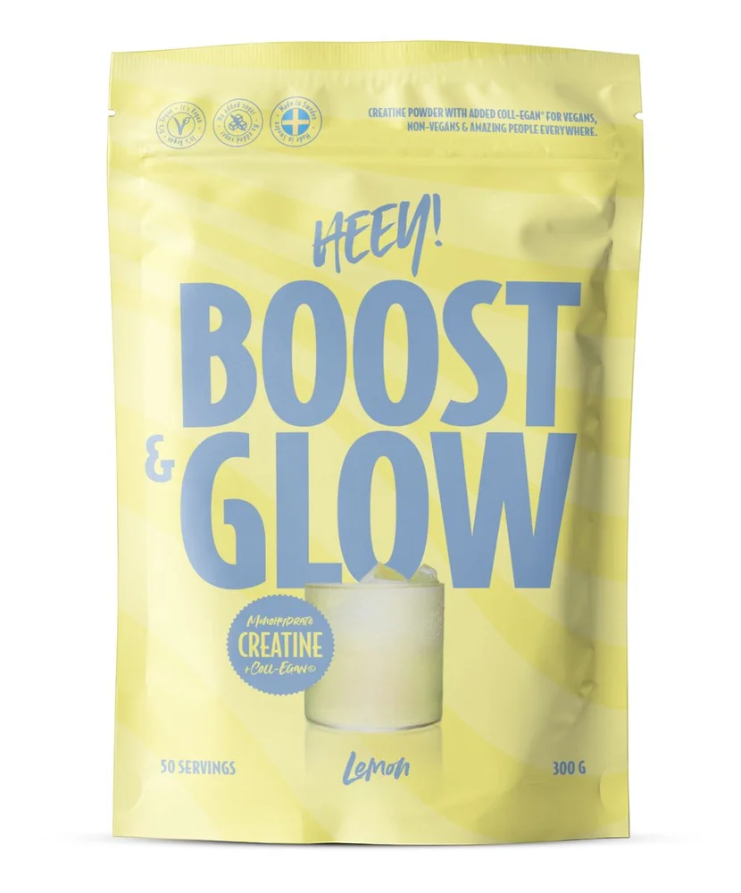 Heey! Boost & Glow Creatine + Coll-egan® – Lemon – 300 g. v:4436164 Heey! Boost & Glow Creatine + Coll-egan® – Lemon – 300 g. v:4436164